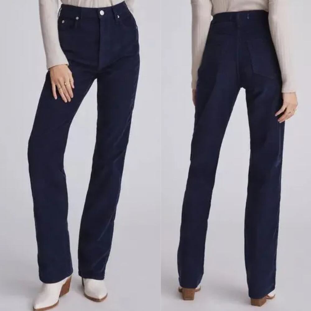 New Anthropologie AMO Willa Slim Flare Jeans - New - 28 Waist